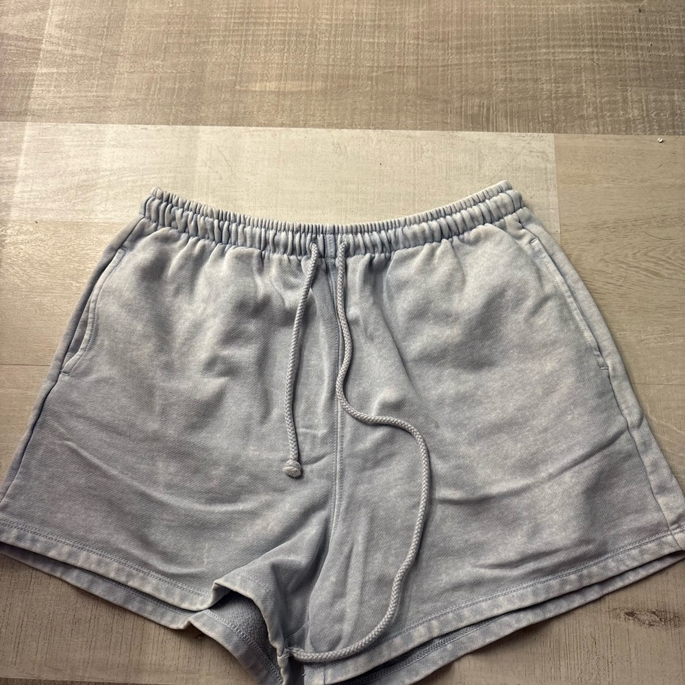American Eagle Outfitters Light Blue/Gray Comfy Shorts. Size Small/ Medium